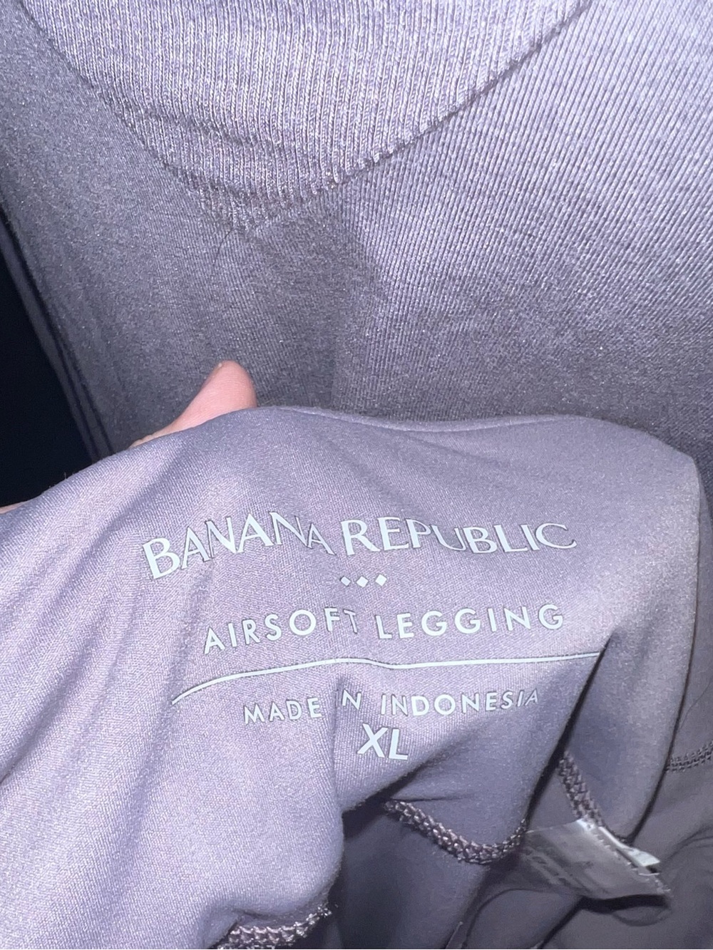 **2pc Set! Banana Republic Dusty Purple Cowl Neck Sweatshirt and Leggings Set - Picture 8 of 11